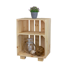 Nachttisch Natur mit Ablagefach