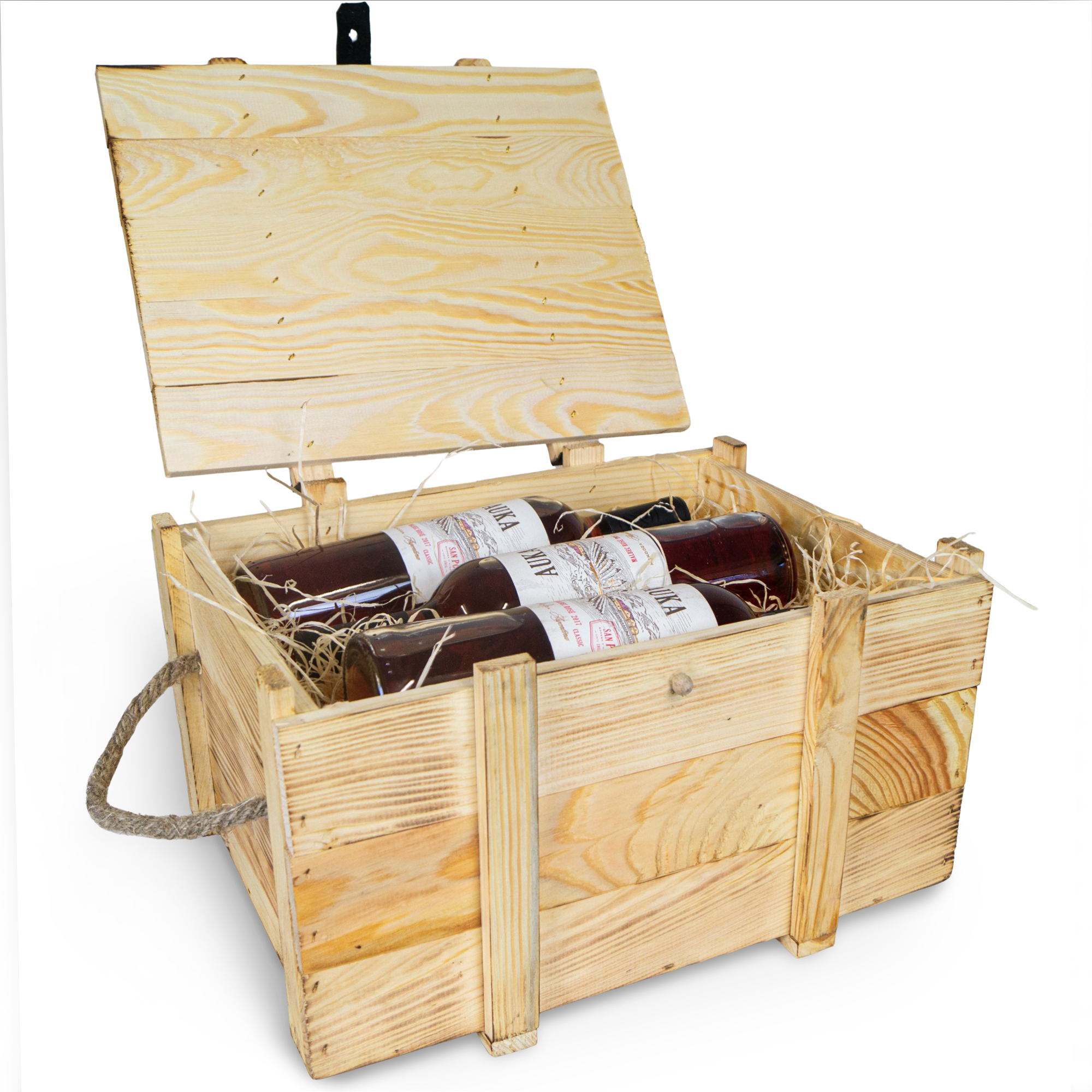 5_weinkiste_6er_geflammt_deckel_offen_mit_Weinflasche.jpg