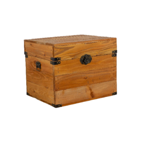 Holztruhe Elsa Ocker