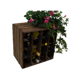 Weinregal "16er" dunkel