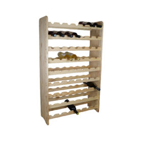 Flaschenregal für 63 Flaschen in natur