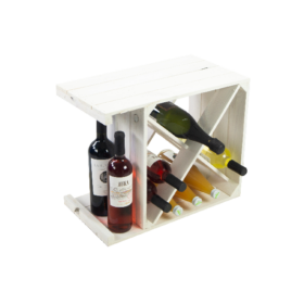 Weinregal "X" weiß