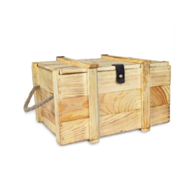 Weinbox 6er geflammt inkl. Holzwolle Weinkiste Geschenkekiste Holzkiste Aufbewahrungskiste